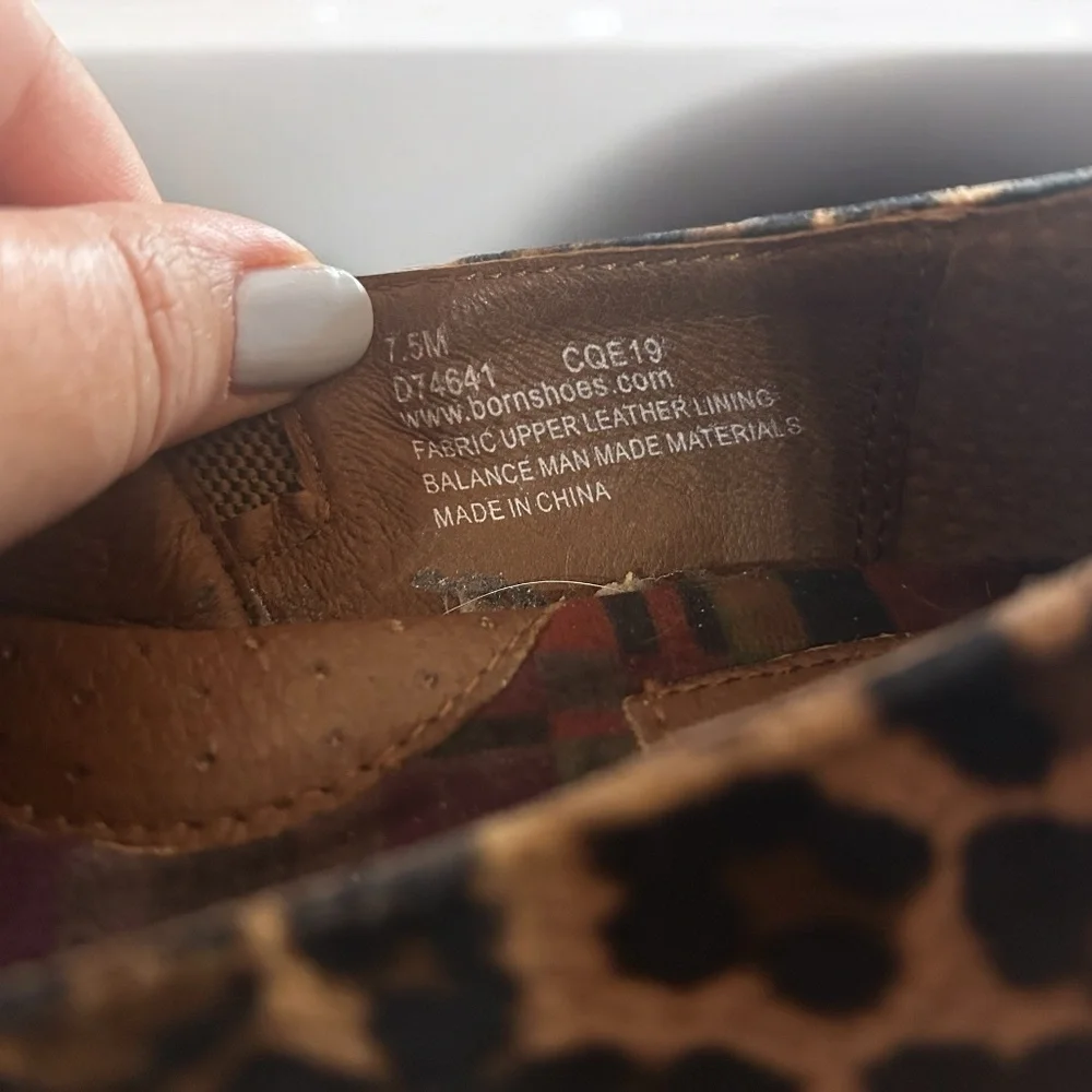 b.o.c. Born Concept Suree Loafer Women's 7.5 - Tan Leopard Print - Picture 7 of 8